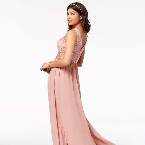 Pink Bridesmaid Dress - Picture 2 of 8